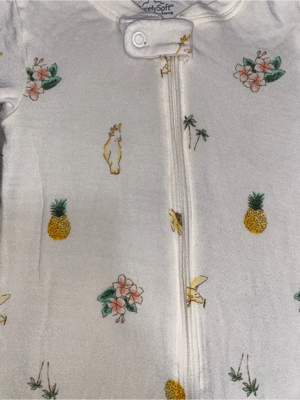 Carter’s Purely Soft Tropical Footless One-Piece Pajama Baby 18 Months